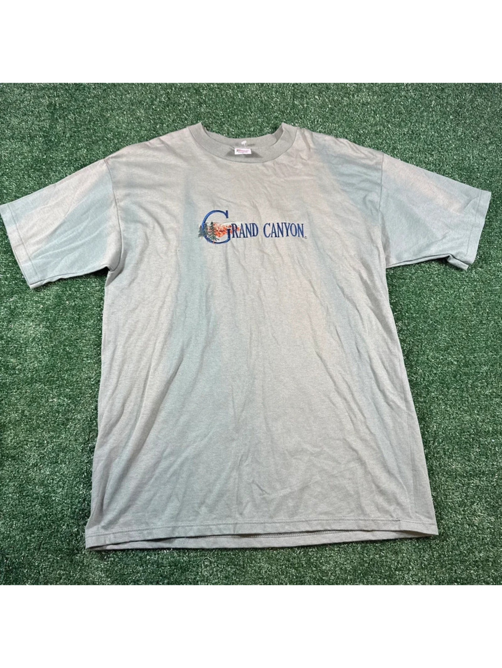 Vintage sun faded Grand Canyon single stitch tee shirt size xl